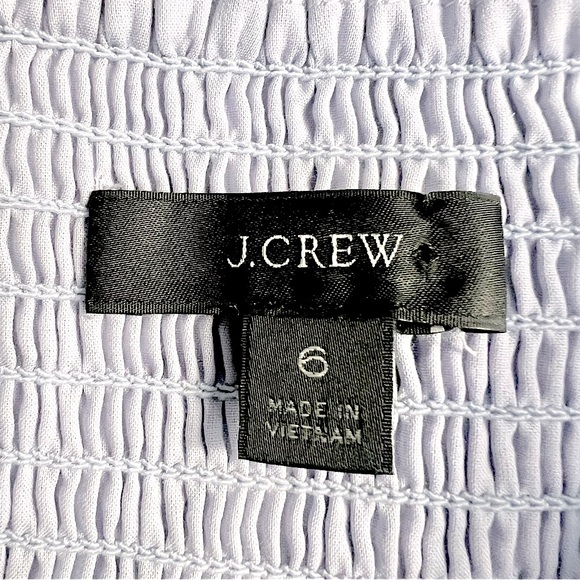 J. Crew Button-front eyelet dress in Peri Shadow Size 6 - Picture 5 of 14